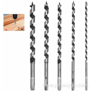 5PCS Extra Long Brad Point Auger Drill Bits